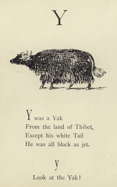 手紙Y 作： Edward Lear